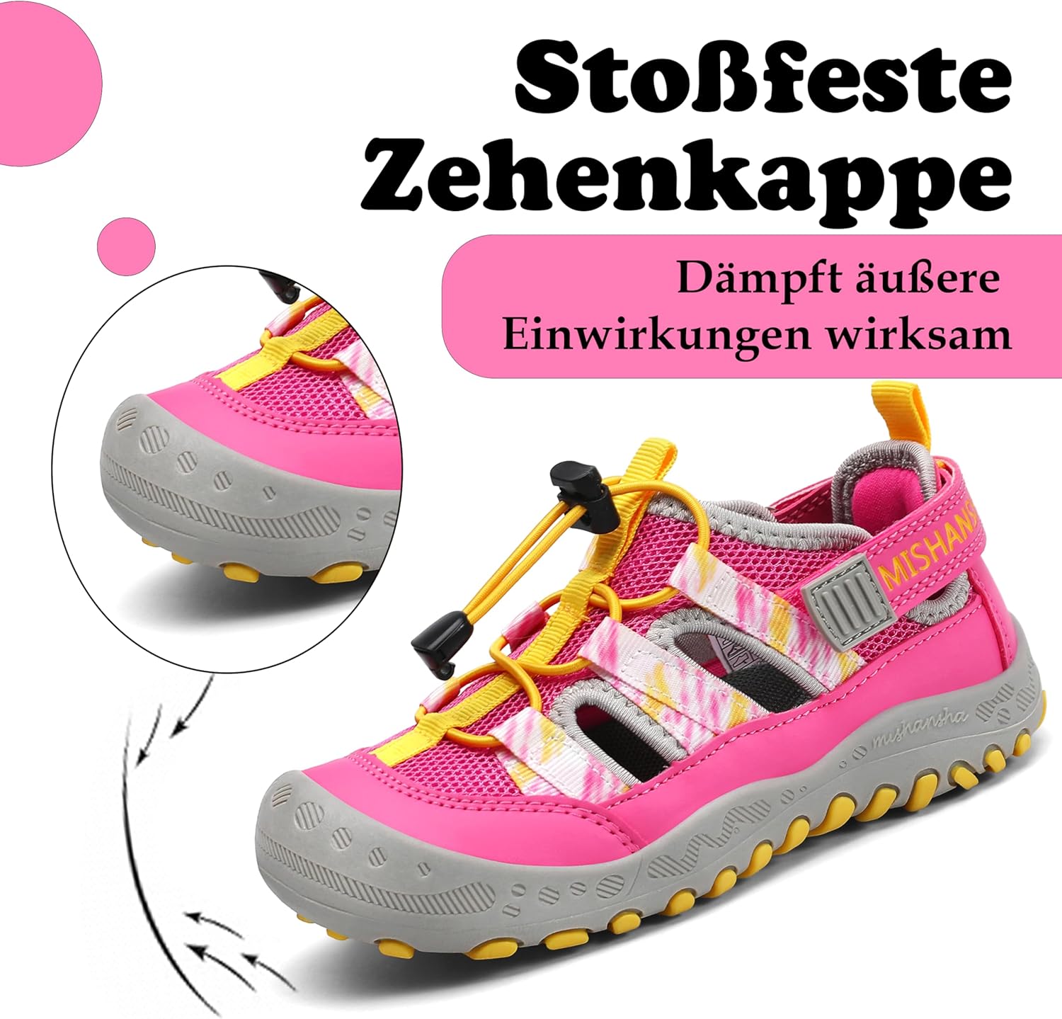 Thumbnail 1 de Mishansha Geschlossene Sandalen Mädchen Sommer – komfortabel, schnell trocknend und sicher