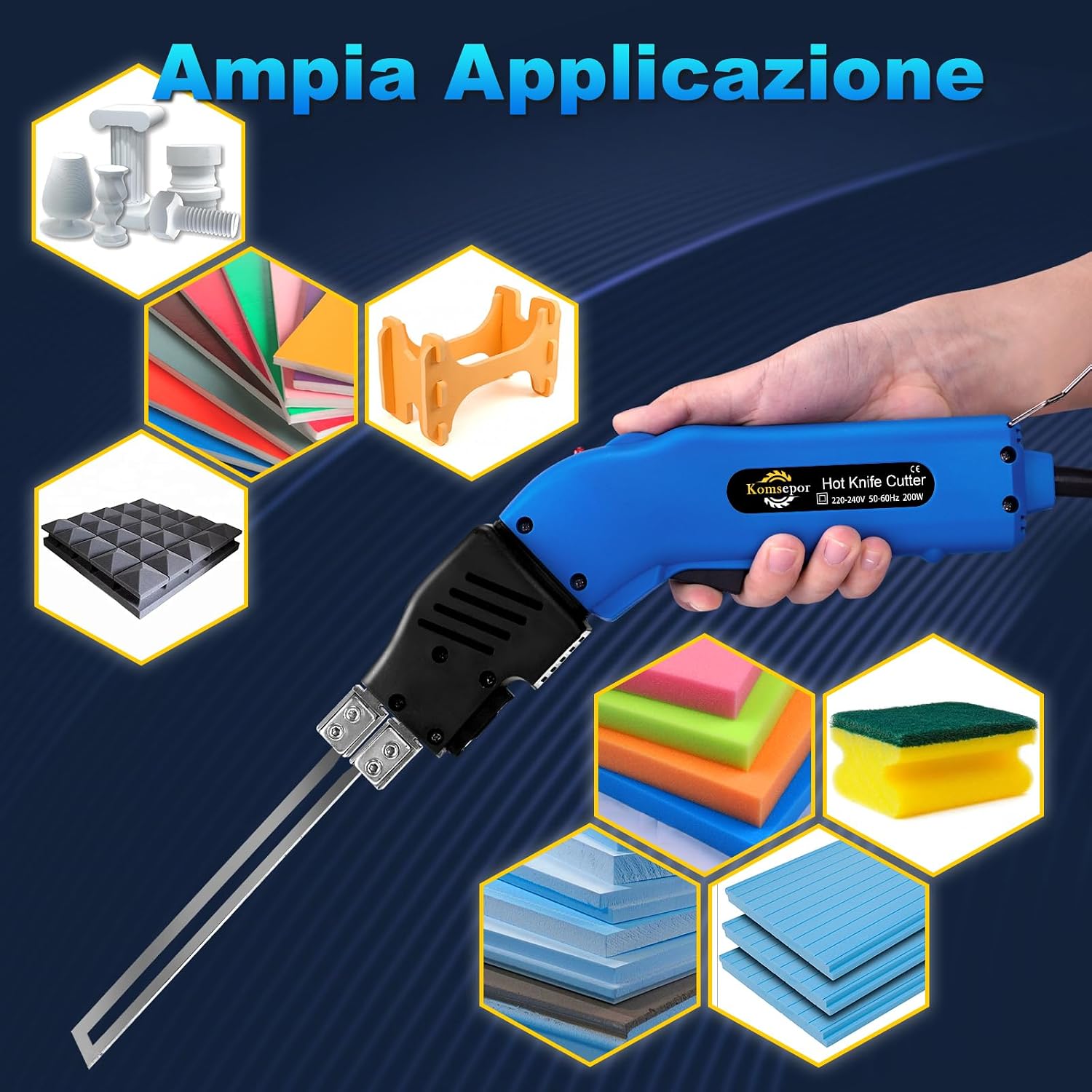 Thumbnail 4 de Komsepor Taglierina di schiuma: taglio uniforme e riscaldamento rapido con raffreddamento Blue-Air