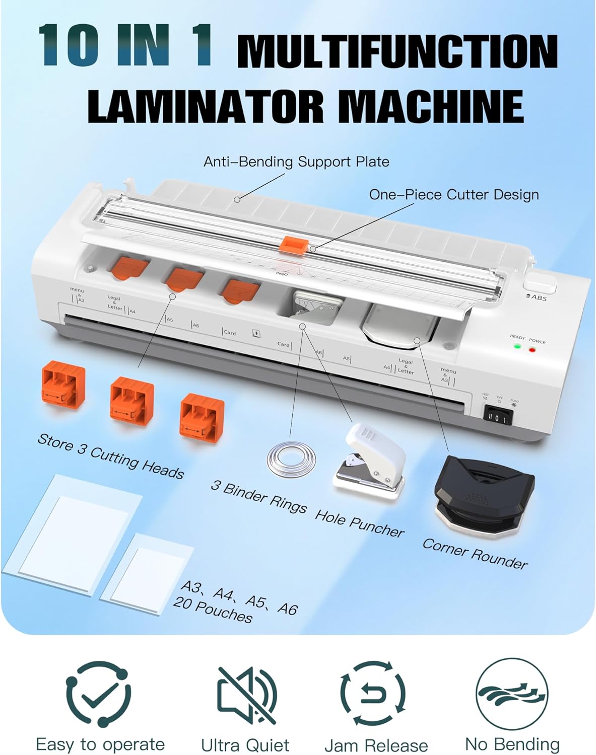 Thumbnail 3 de OidoZac A3 Laminator Machine 13in 📄