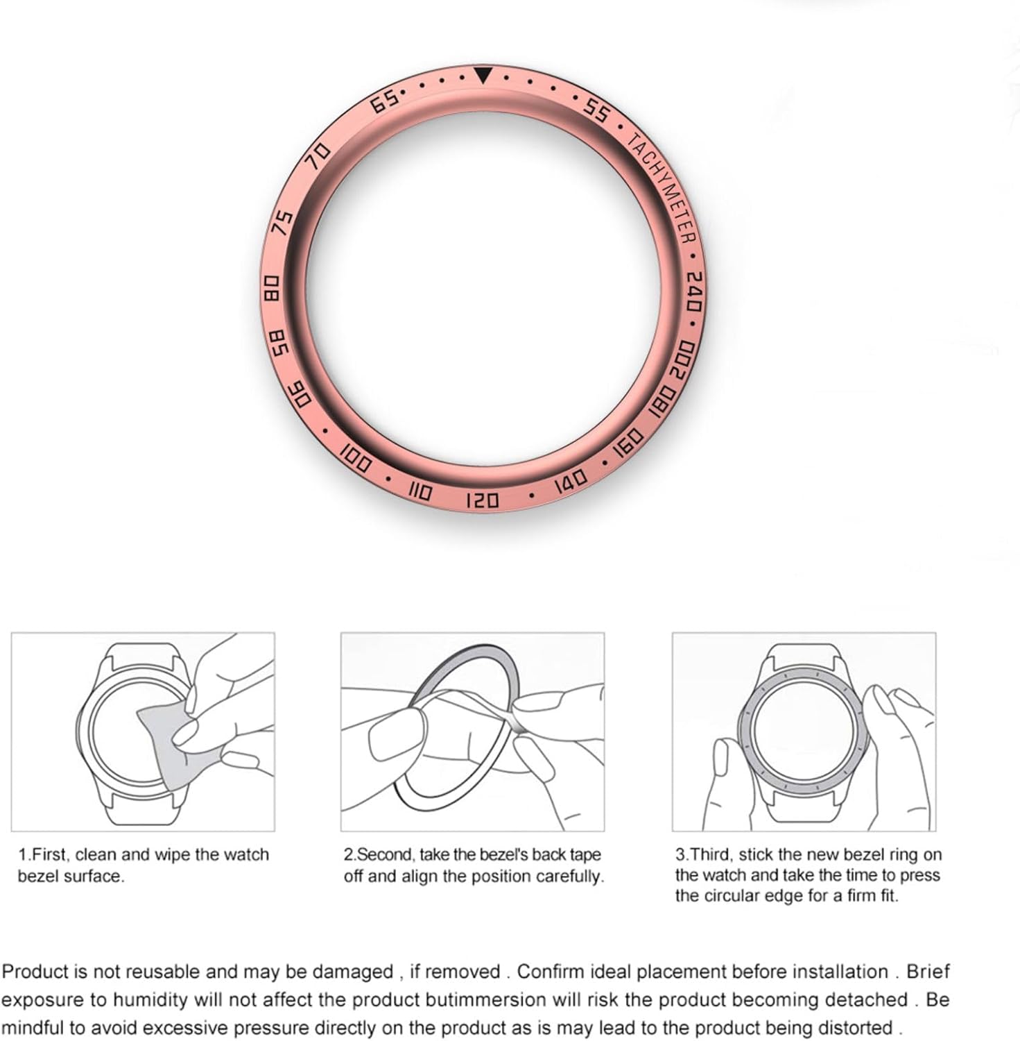 Thumbnail 5 de GIOPUEY Bezel Ring for Samsung Galaxy Watch5 Pro