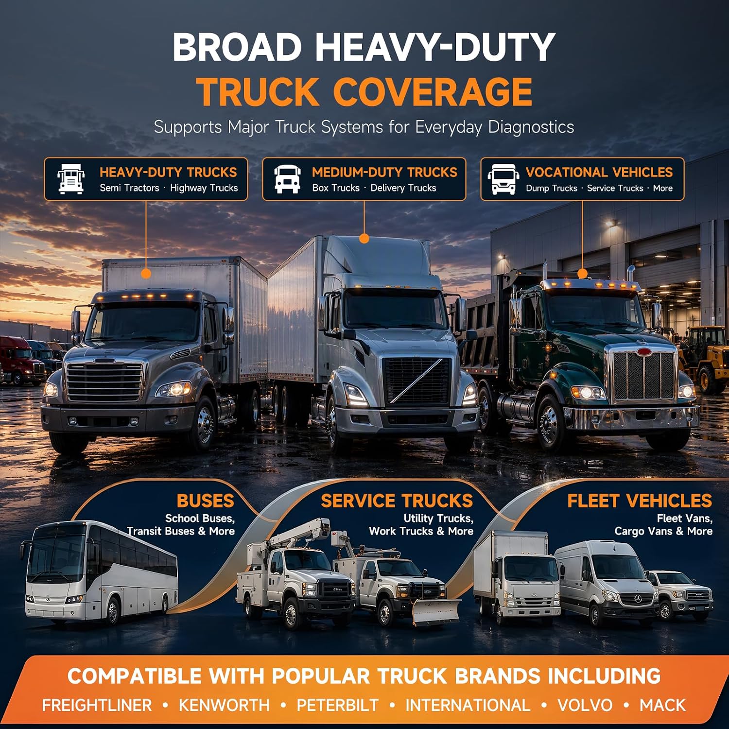 Thumbnail 6 de FOXWELL HD301 Heavy Duty Truck Scanner: Full System Diesel Diagnostic Tool