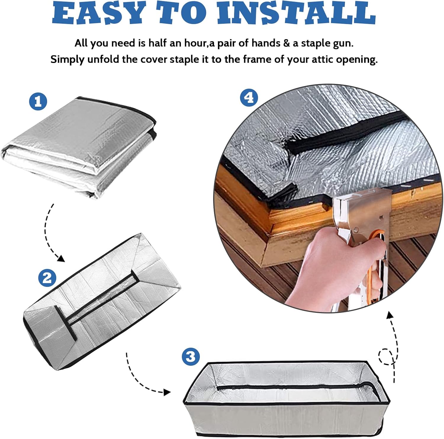 Detalle de Vefhby Attic Hatch Insulation Cover 25" x 54" x 11