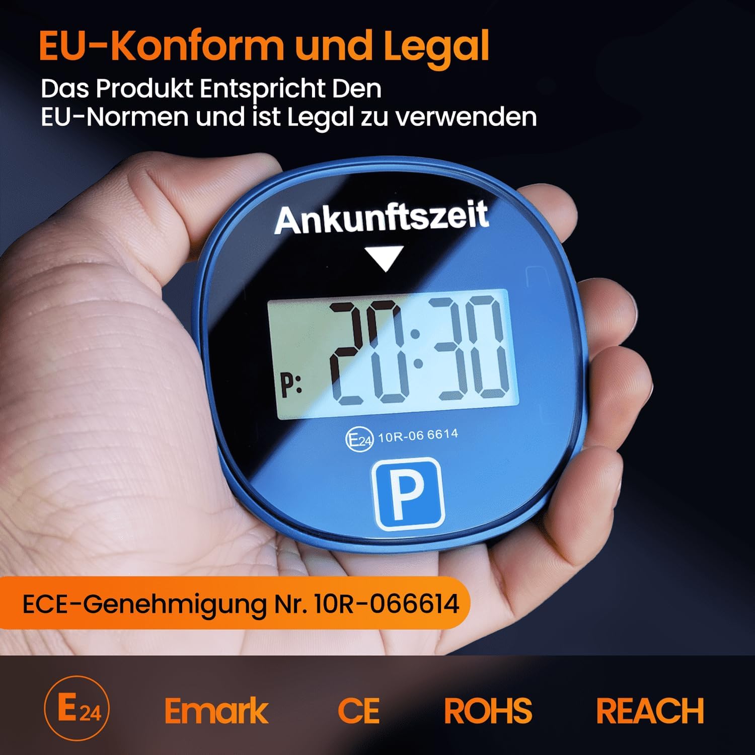 Detalle 2 de Gooofly Chrono Pro digitale Parkscheibe 3 Modi ⏱