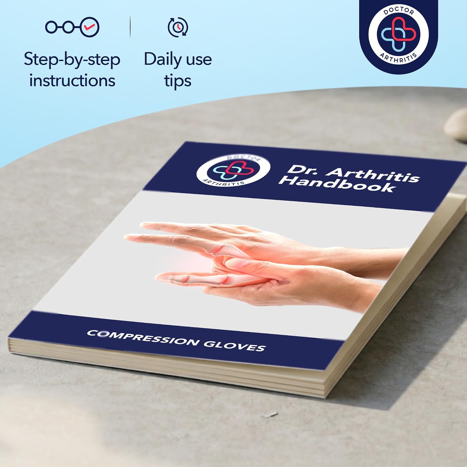 Detalle de Dr. Arthritis Copper Compression Gloves X-Large