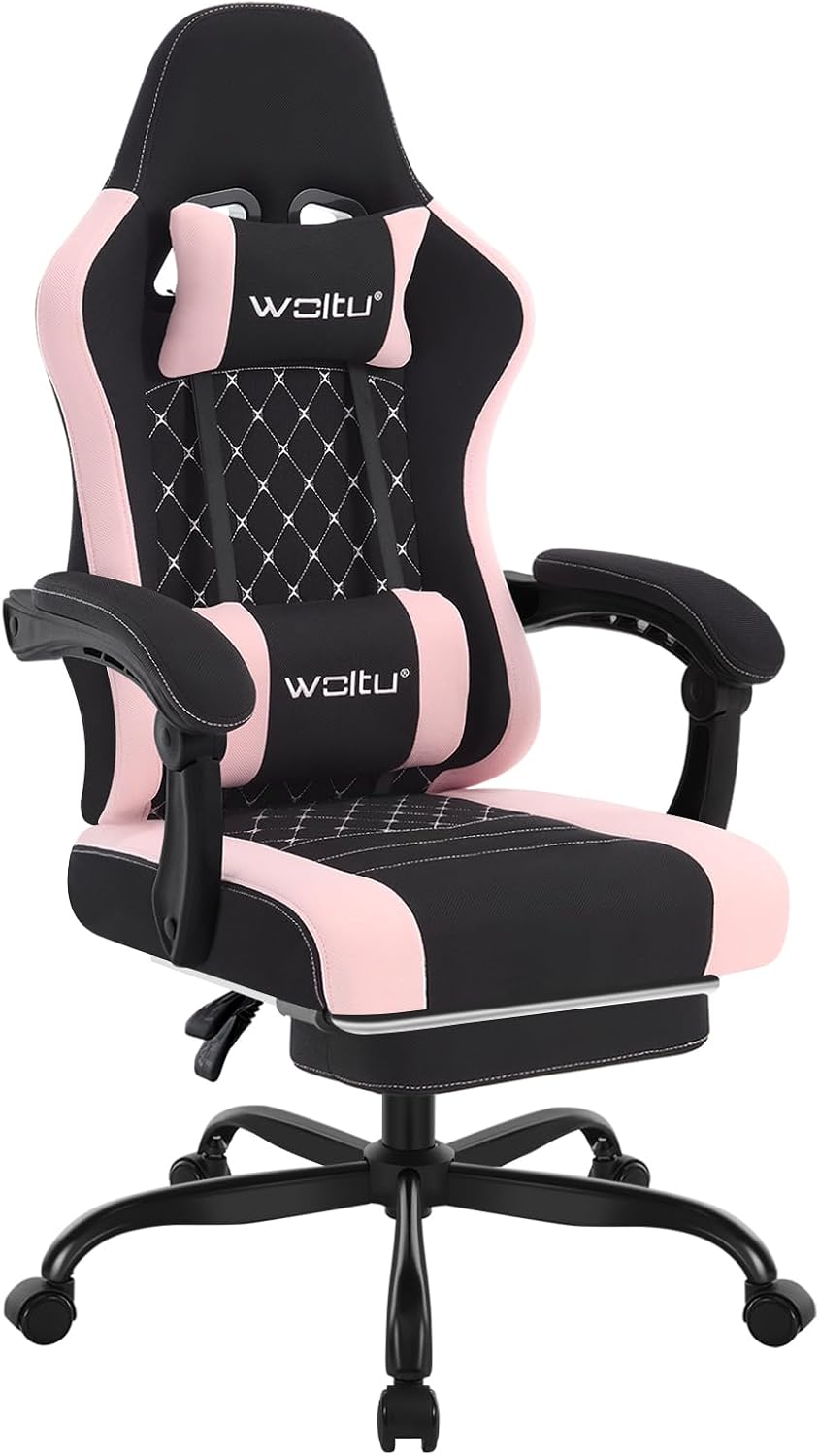 Detalle de WOLTU Gaming Stuhl mit Massagefunktion, 150 kg
