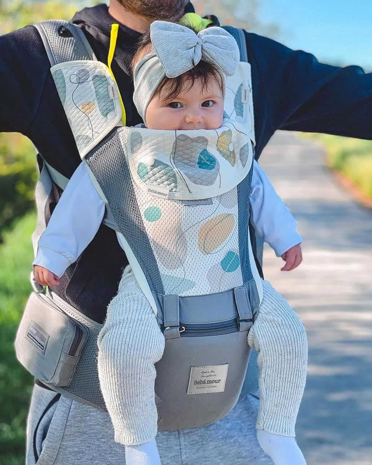 Thumbnail 2 de Bebamour Baby Carrier Newborn to Toddler Hipseat 0-36 months 👶