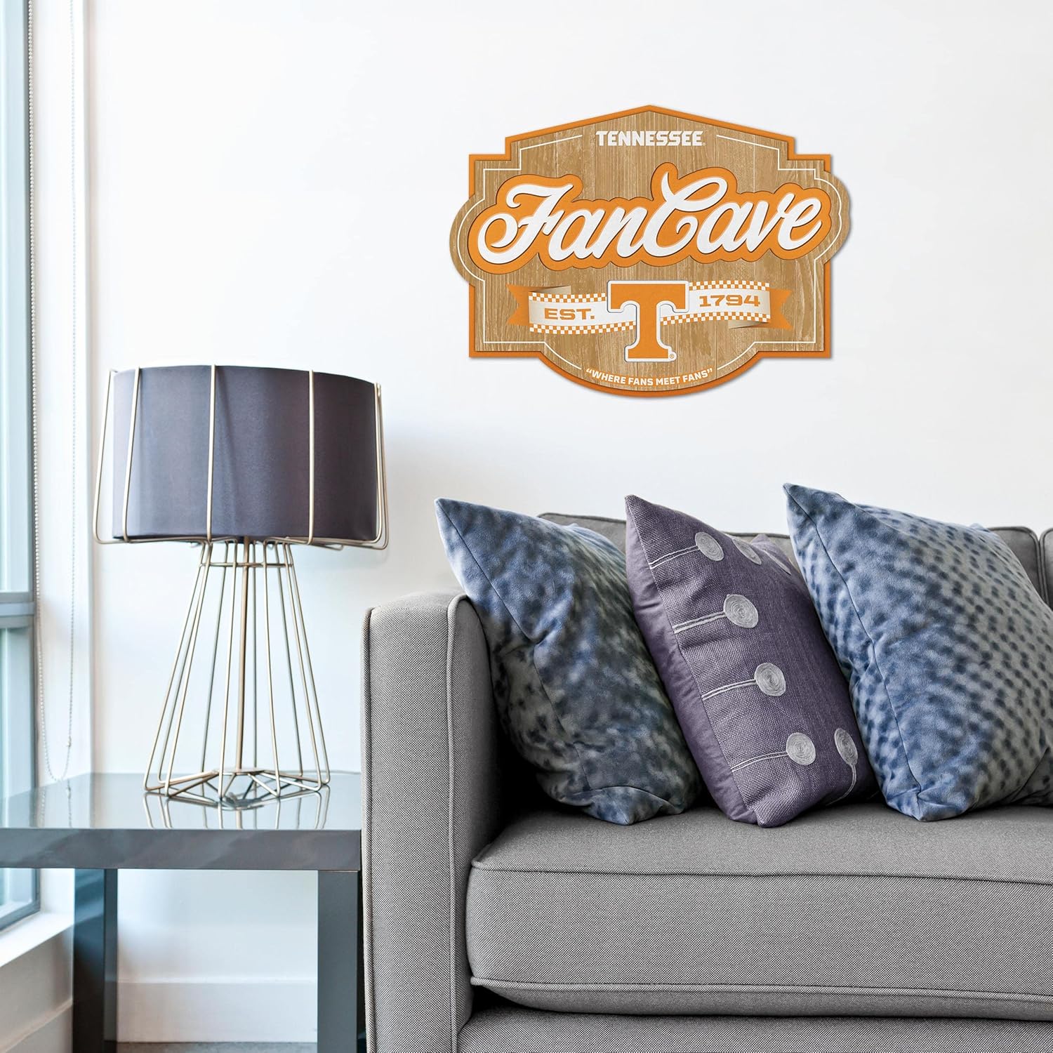 Thumbnail 1 de YouTheFan NCAA Officially-Licensed FanCave 3D Wall Art (Ready-to-Hang, Floating Mount Design)