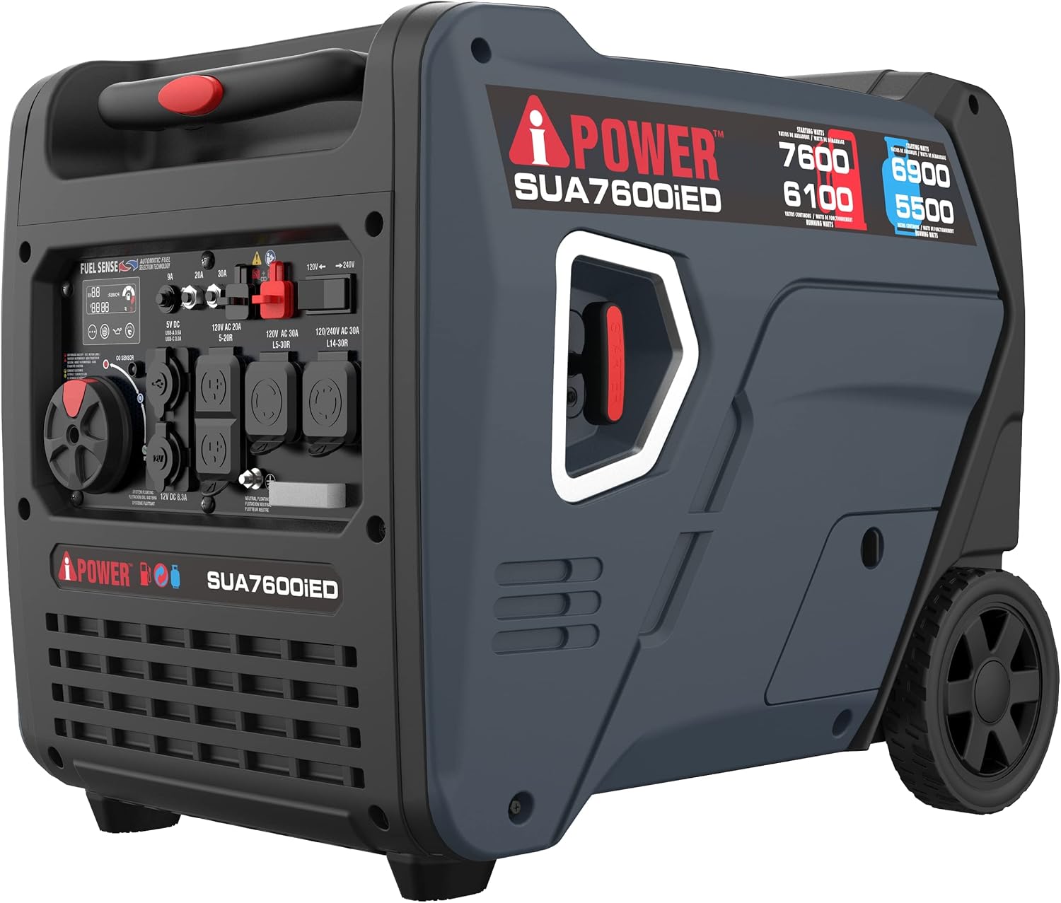 Detalle de A-iPower Inverter Generator 7,600W