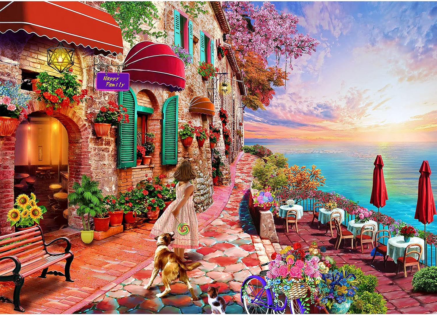 Thumbnail 6 de Puzzle 1000 Teile – Klassisches Norwegen „Aurora Borealis“ (70 x 50 cm) mit Poster