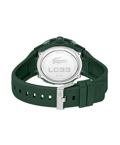 Thumbnail 3 de Lacoste Orologio LC33 Quarzo Multifunzione da Uomo – Cinturino Silicone Verde, 45 mm