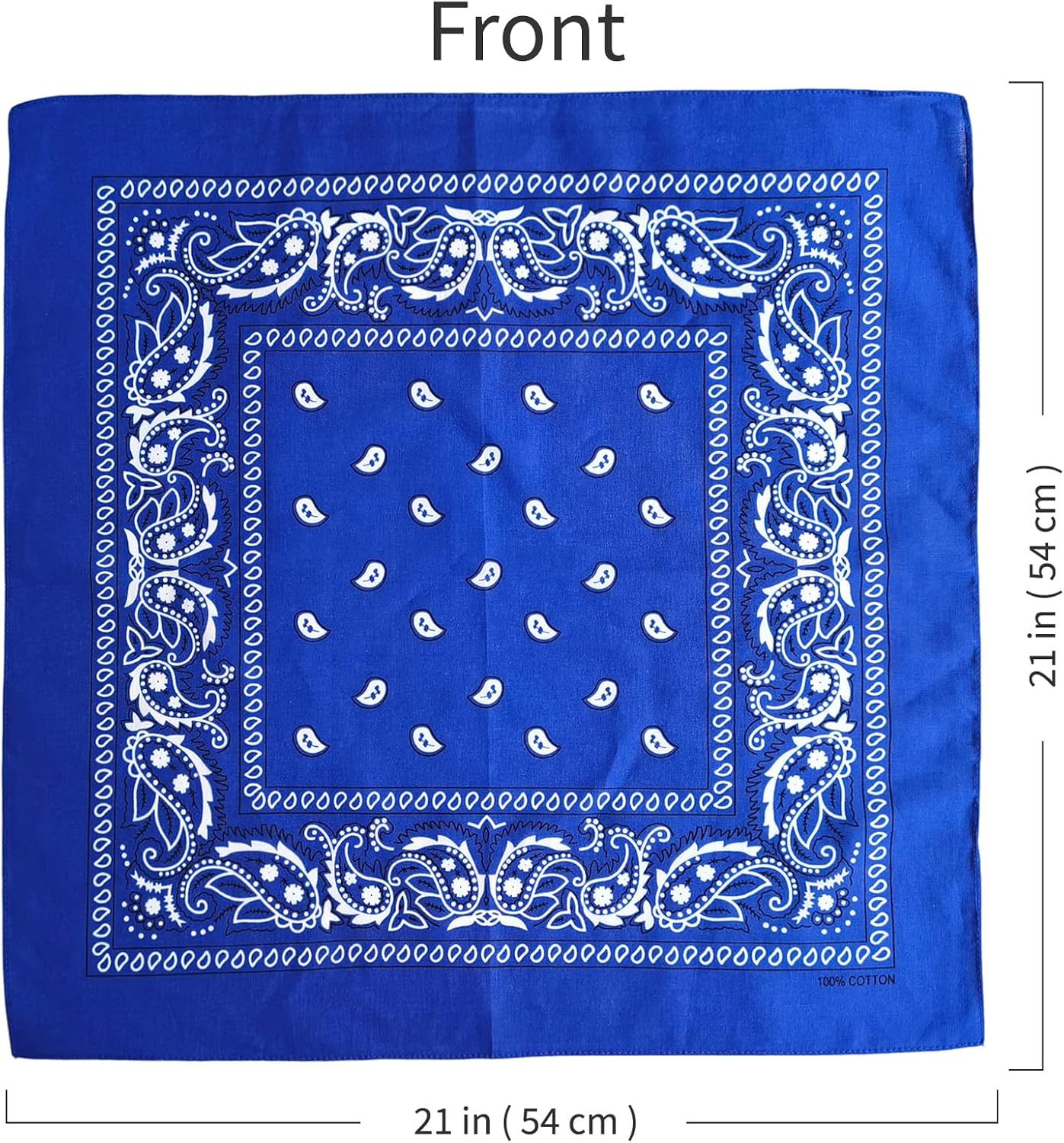 Thumbnail 2 de APIGANIZ 100% Cotton Bandanas, 21 x 21 Inches, Set of 6