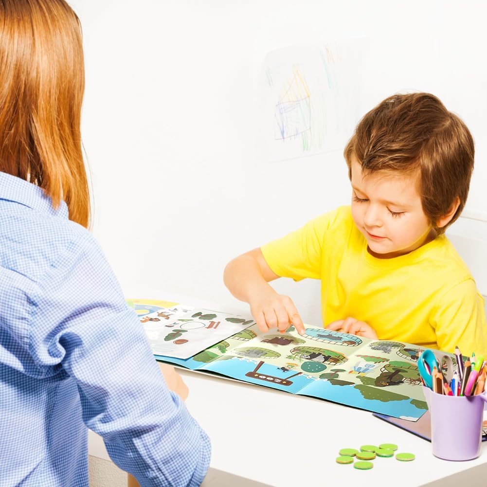 Thumbnail 6 de Vicloon Piccoli Libri adesivi 4 pezzi per bambini 🎨