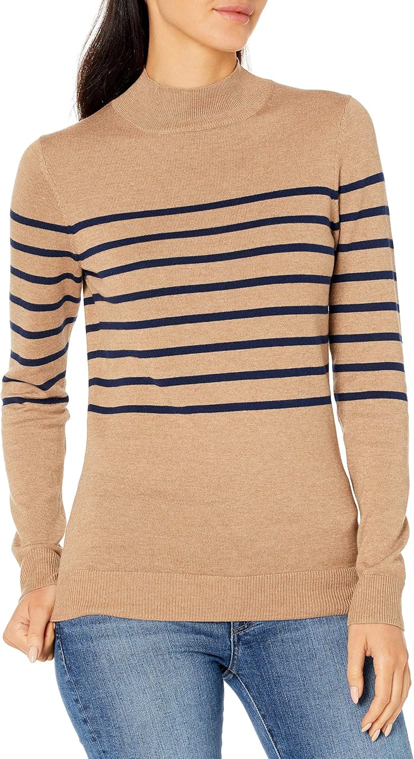 Thumbnail 6 de Amazon Essentials Damen Pullover mit Stehkragen in Übergröße – Leichte Baumwollmischung