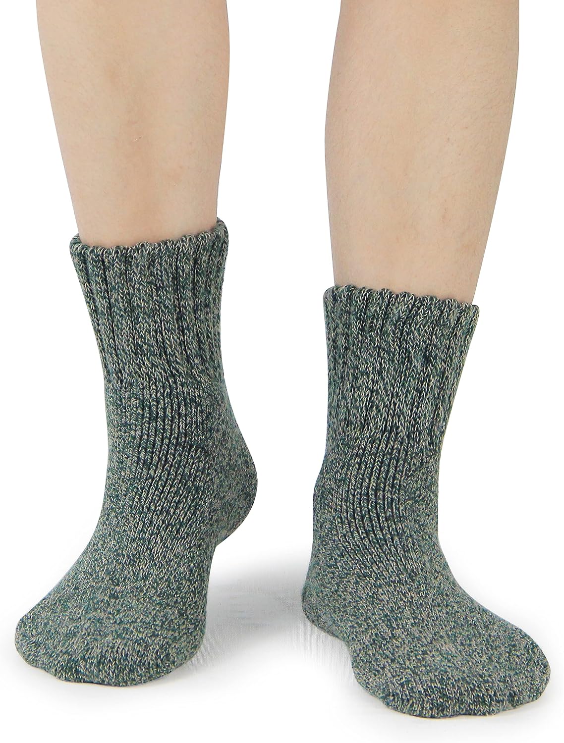 Detalle 2 de BenSorts Women's Winter Crew Socks, Size 5–11