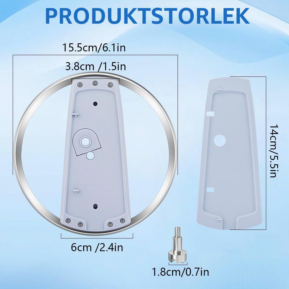 Detalle 2 de AYESY vertikalt PS5-stativ för PS5, Slim och Pro i vit metall och ABS