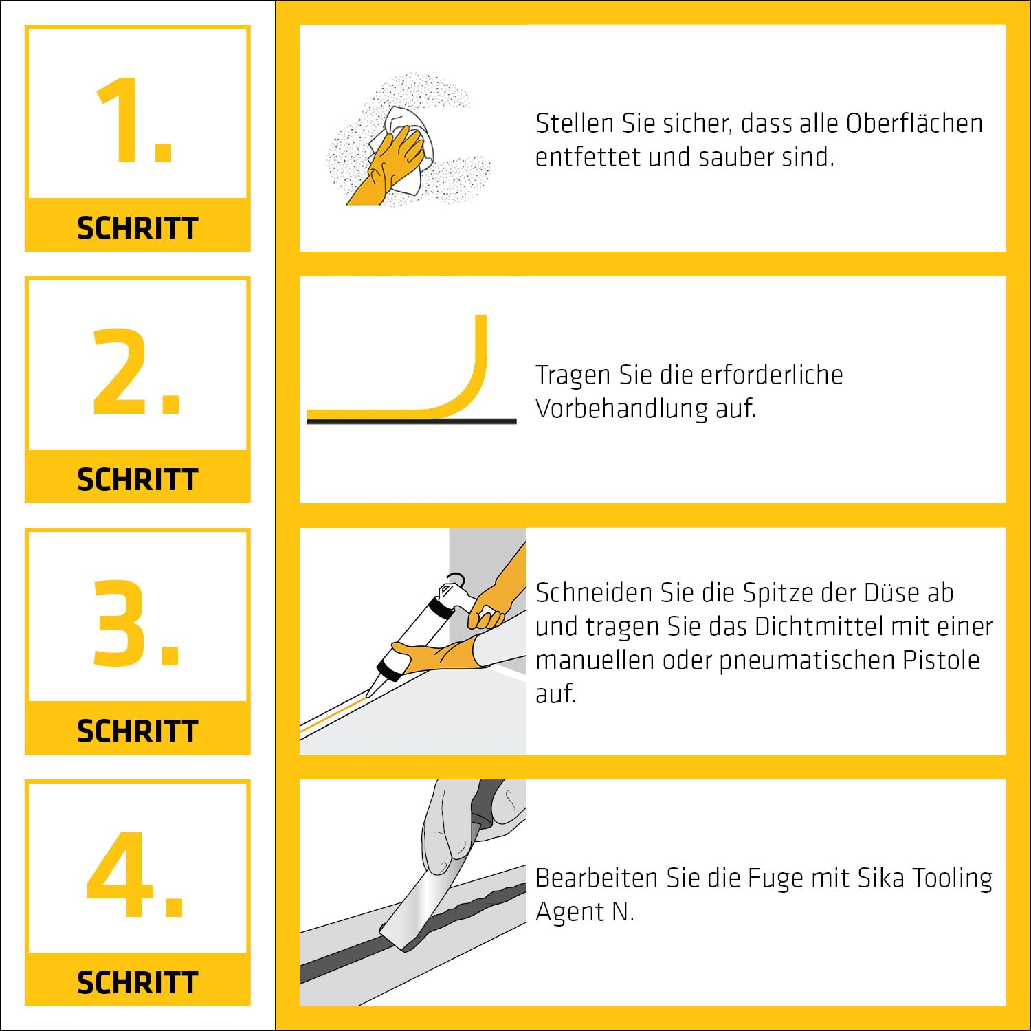 Thumbnail 3 de Sika Sikaflex 591 Weiß – witterungsbeständiger Dichtstoff für Marineanwendungen (300 ml)