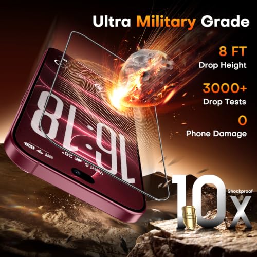 Thumbnail 5 de TOCOL for iPhone 18 Pro Max Screen Protector — Instant Installation, 2-Pack