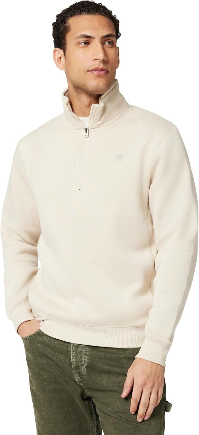 Detalle de G-Star Premium Core Half Zip Sweater Maglia di Tuta Uomo