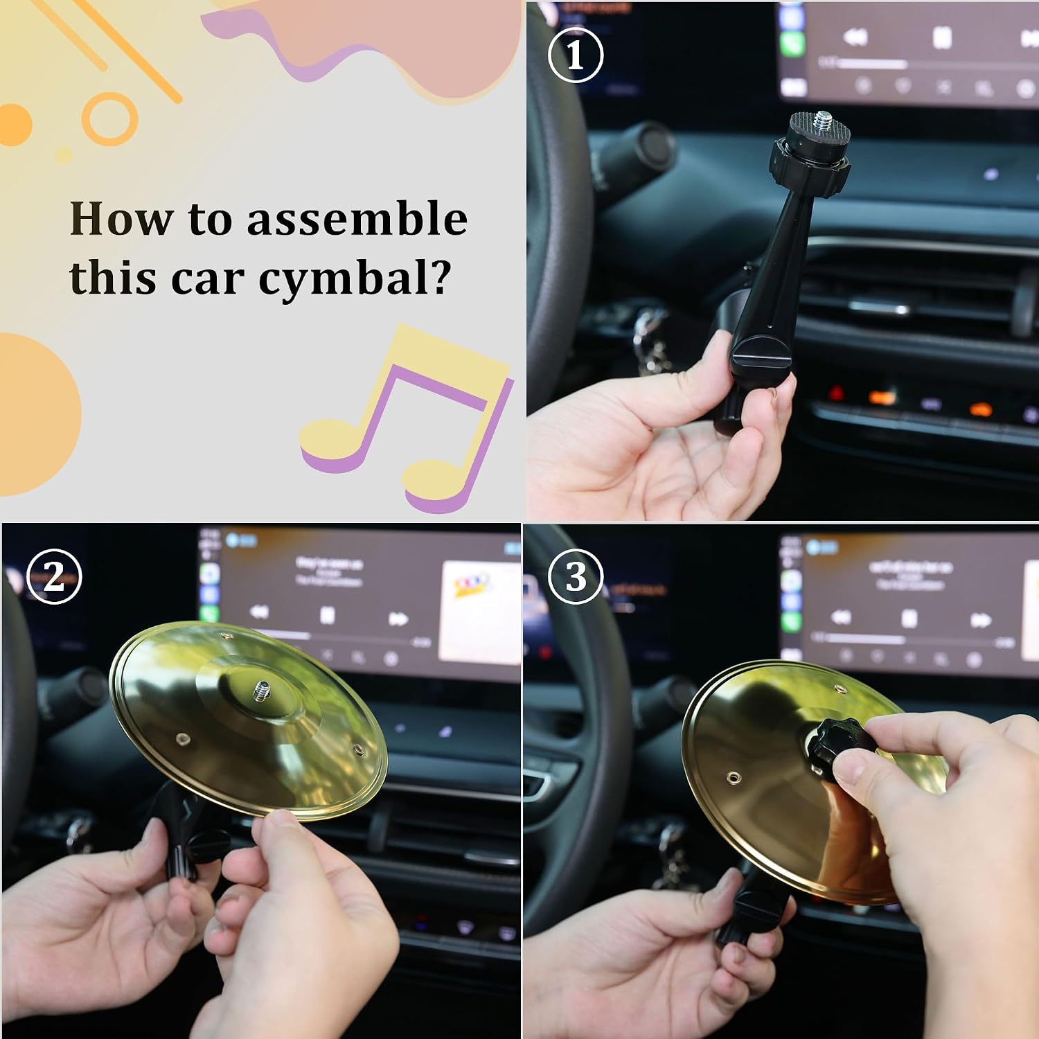 Thumbnail 6 de Homelavie Car Vent Cymbal, Stainless Steel