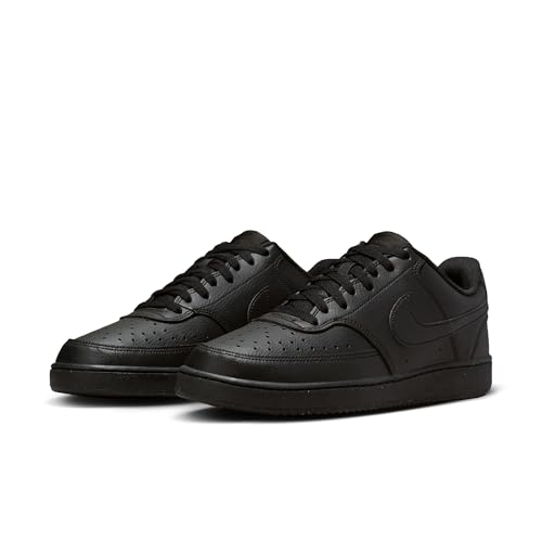 Detalle de Nike Court Vision Low Better: Scarpe da basket da uomo in Nero/Bianco-Nero, taglio 39 EU