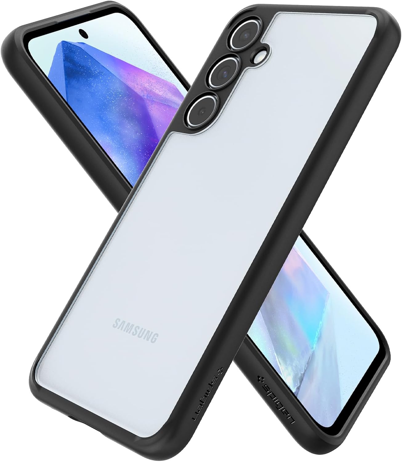 Thumbnail 3 de Spigen Ultra Hybrid pour Samsung Galaxy A55 5G — coque noire mat