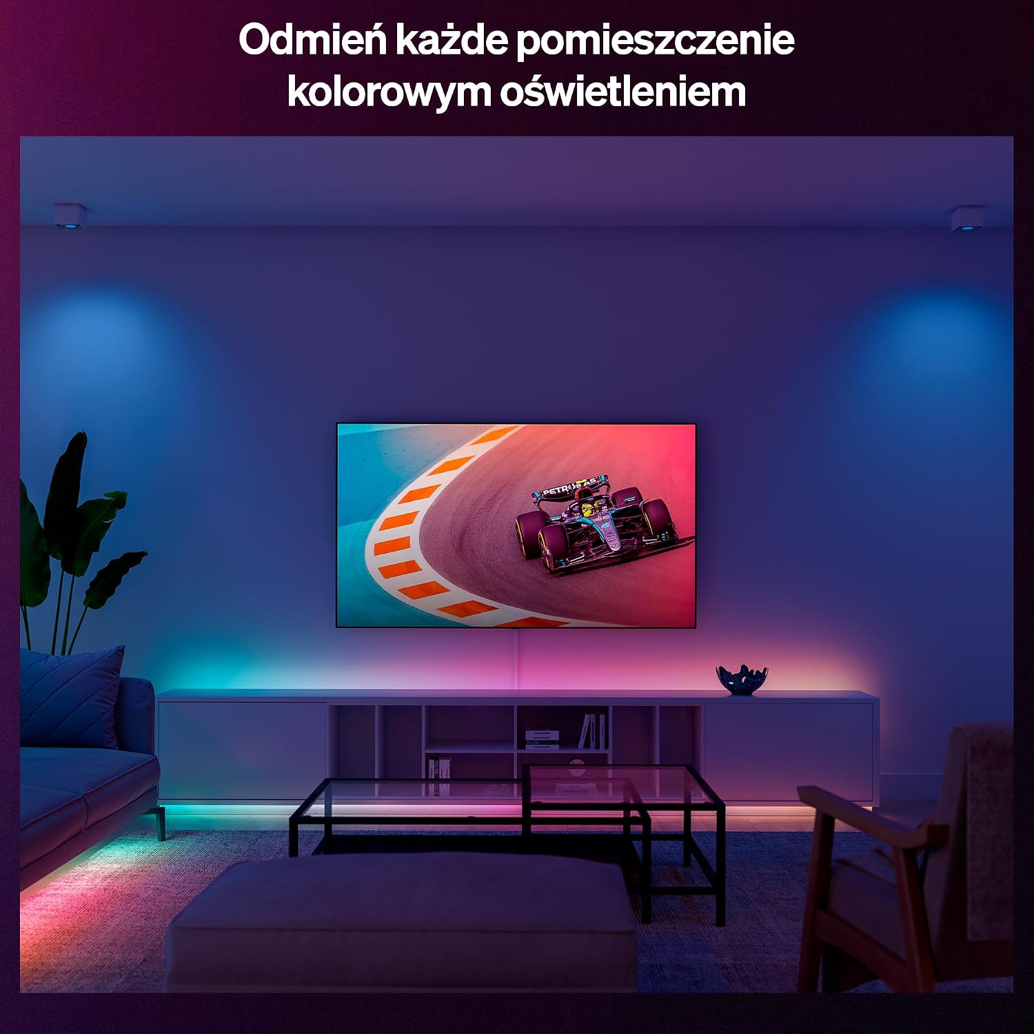 Detalle 2 de Philips Hue 929004294901 Flex – 5-metrowa taśma LED RGBIC do wnętrz