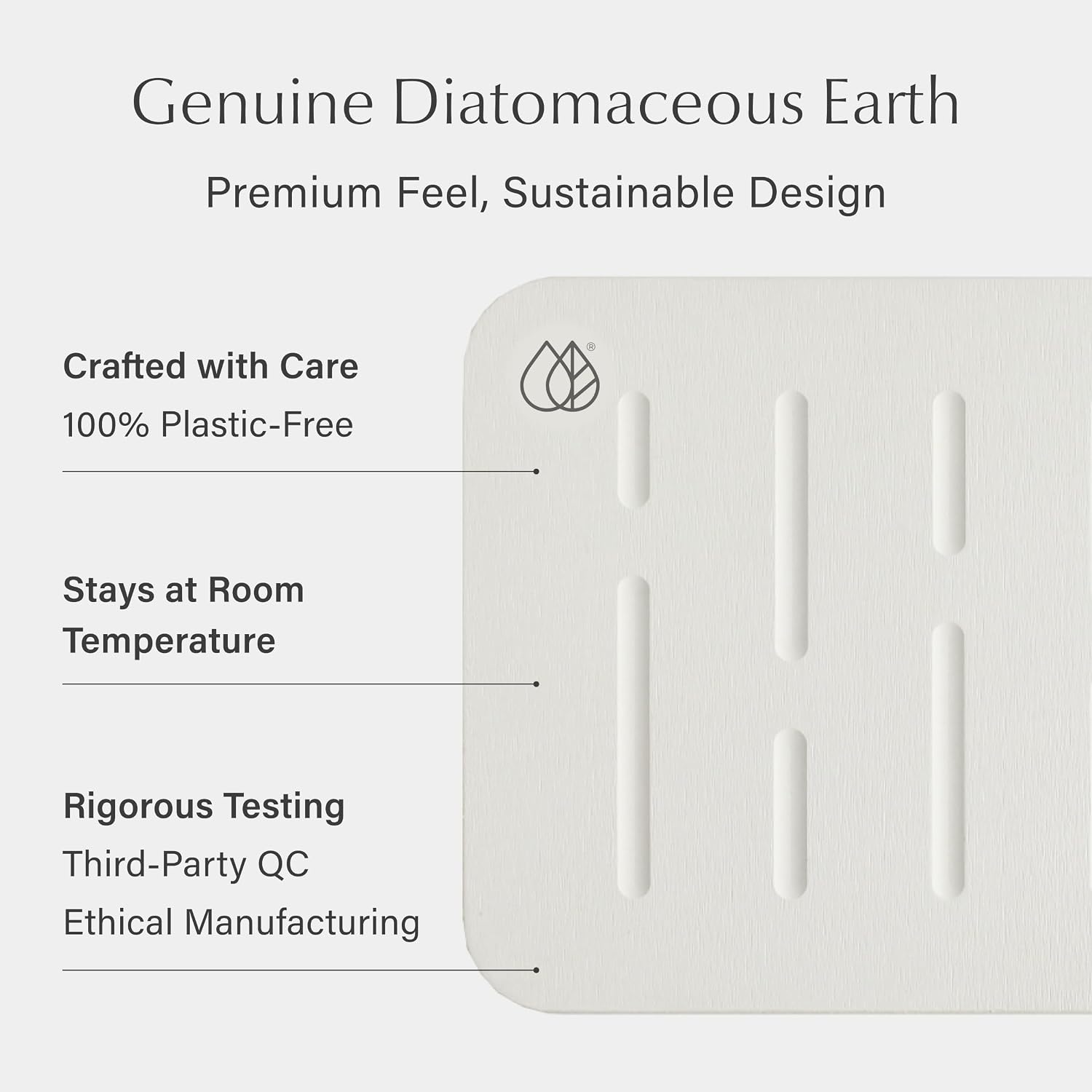 Detalle 2 de Dorai Bath Stone Mat 23.6"x15.4" ⚙