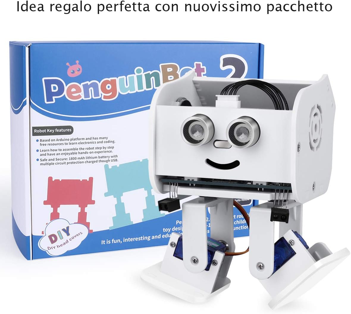 Thumbnail 6 de ELEGOO Penguin Bot Biped Robot Kit: kit STEM compatibile Arduino per bambini e adulti