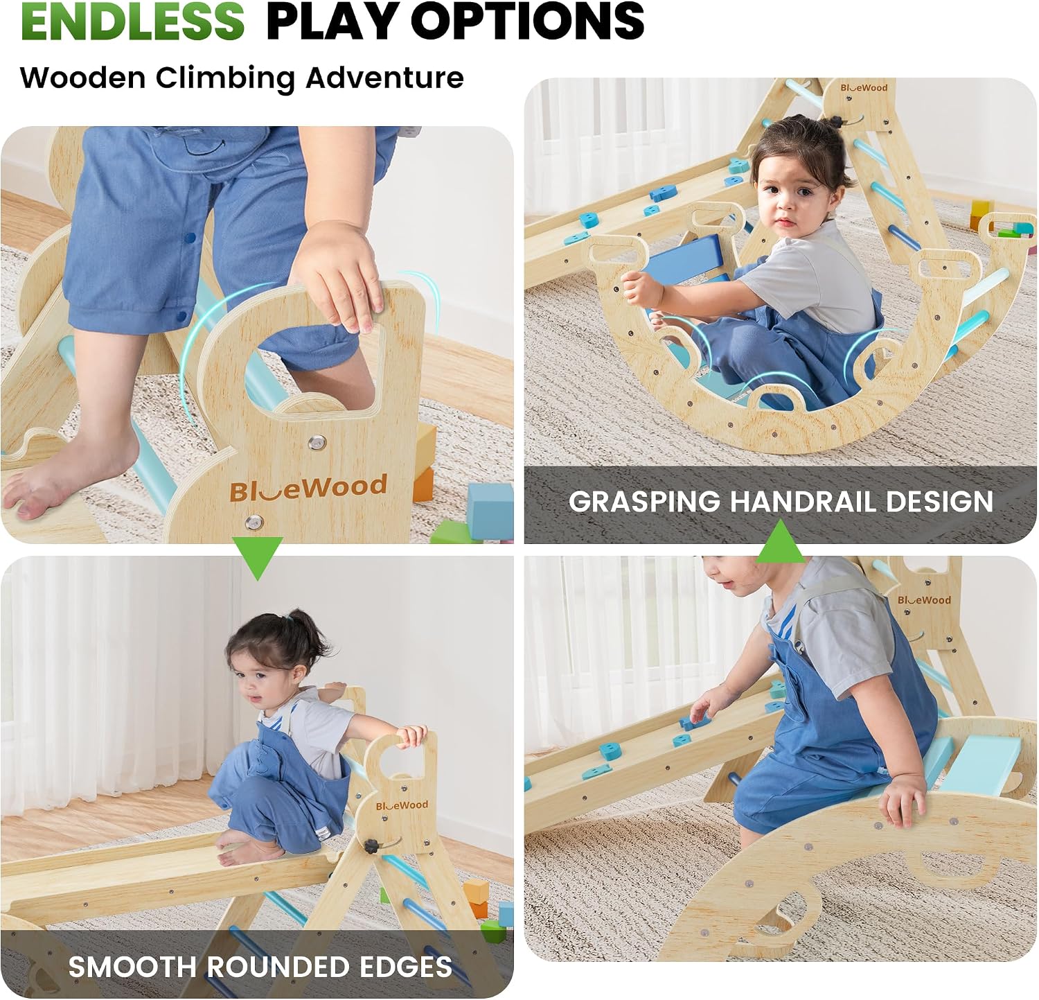 Thumbnail 2 de BlueWood Pikler Triangle 7-in-1