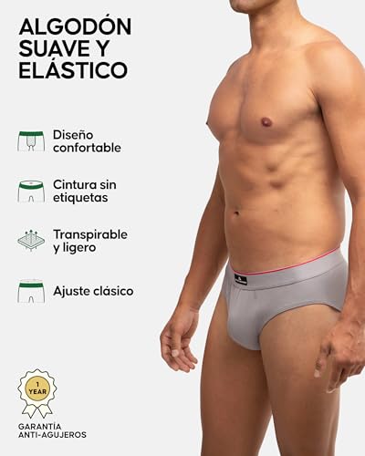Detalle 2 de DANISH ENDURANCE Calzoncillos Hombre Slip 3 y 6 Pack MC