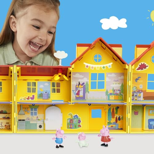 Thumbnail 8 de Hasbro Peppa Pig: Gran Casa Familiar de Peppa, Juguete de Muñecas con 2 pisos y 7 habitaciones