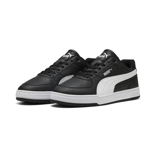 Detalle de PUMA Sneakers Caven III Unisexe 44.5 – Black White Silver Metallic