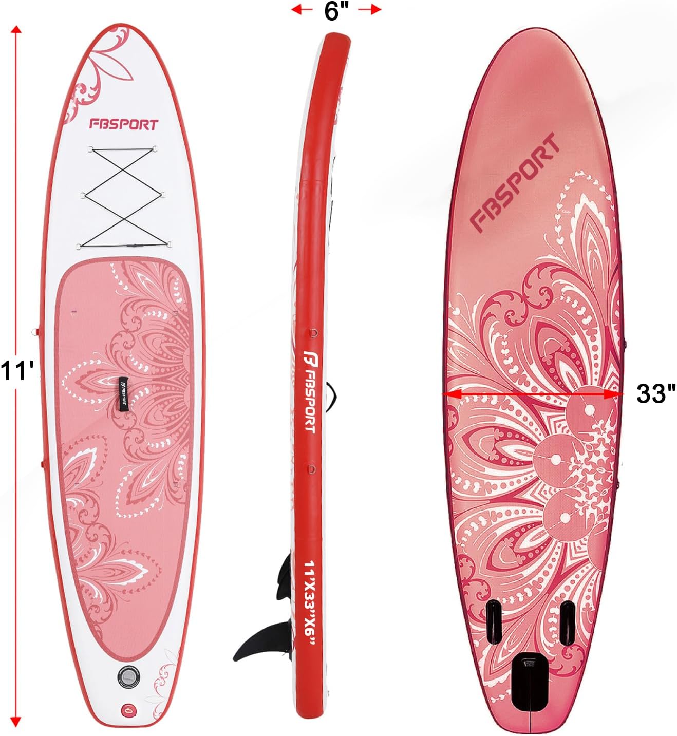Thumbnail 1 de FBSPORT Aufblasbares SUP Board 15 cm 🏄