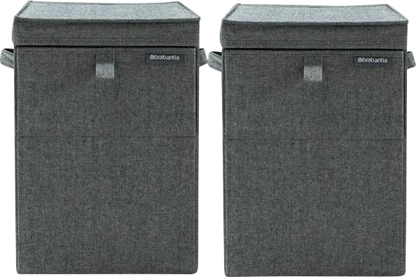 Thumbnail 6 de Brabantia Wäschebox Pepper Black Doppelpack 35 L