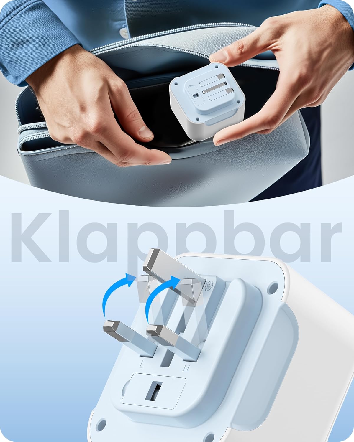 Thumbnail 2 de LENCENT Klappbarer Adapter 130 g 🔌