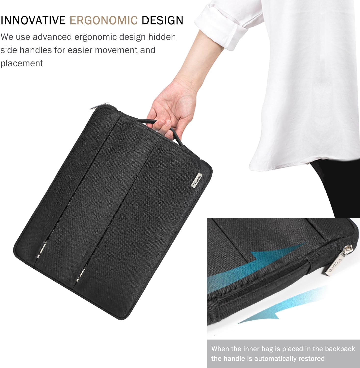 Detalle 2 de Voova Laptop Sleeve Case 15-inch waterproof sleeve