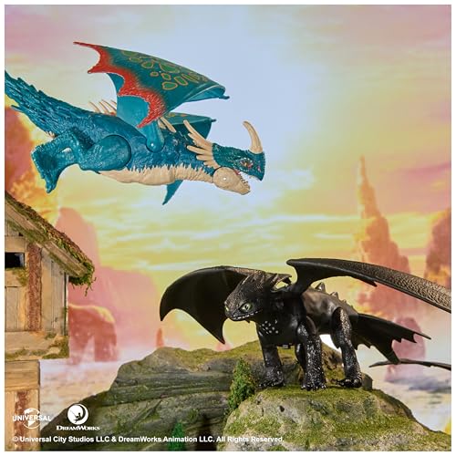 Thumbnail 5 de Dreamworks Dragons: Figura Desdentao de Batalla (33 cm) con Sonidos de Plasma