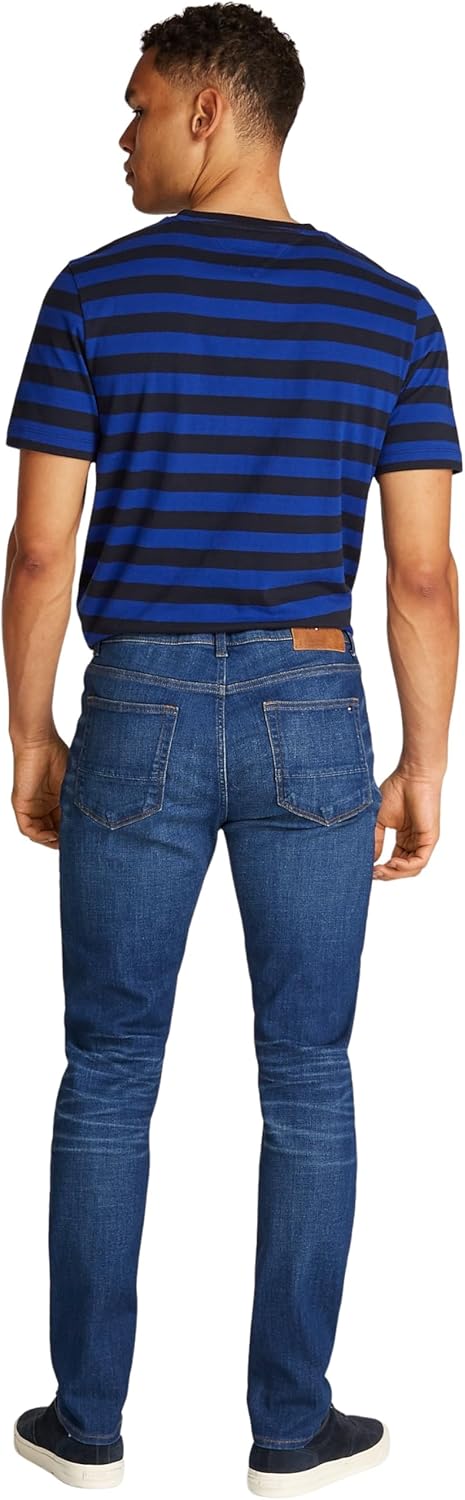 Detalle 2 de Tommy Hilfiger Men’s Bleecker Flex Mohave Indigo Slim Fit Jeans