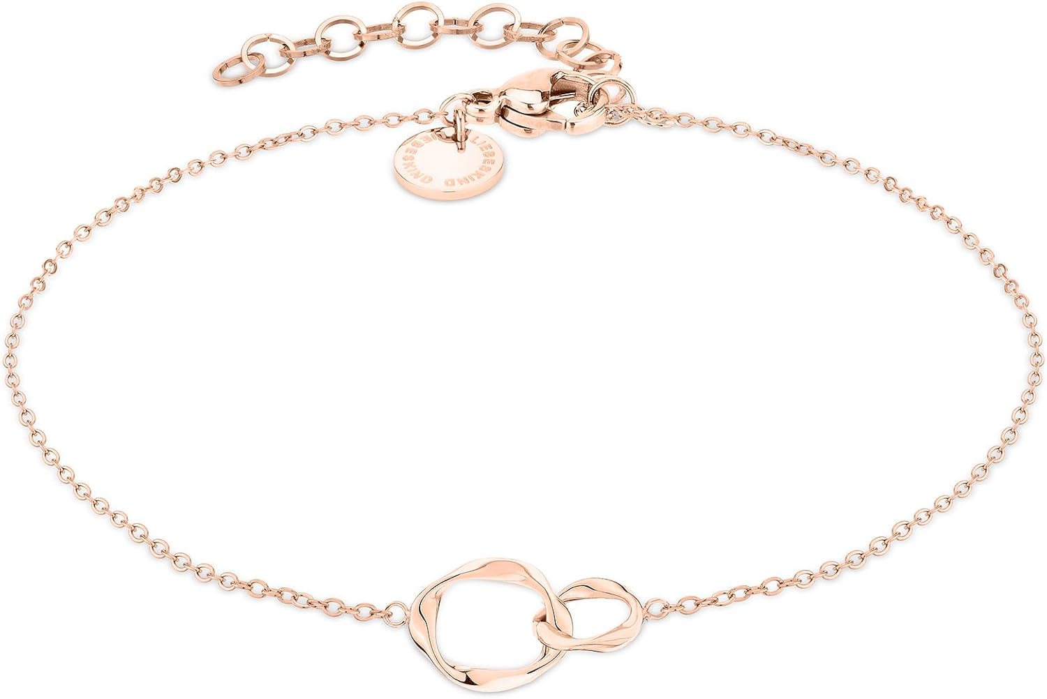 Thumbnail 5 de LIEBESKIND BERLIN Damen Infinity Schmuck: Armband mit Ankerkette, Edelstahl und Karabinerverschluss