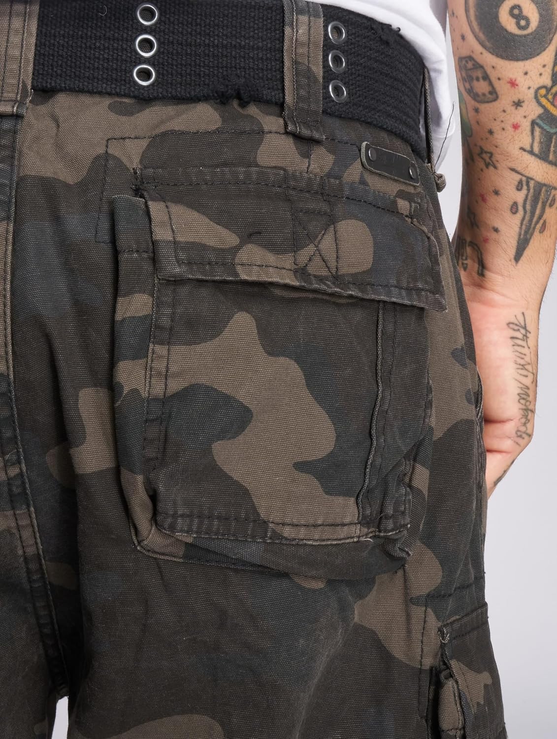 Detalle de Brandit Herren Savage Vintage Cargo Shorts – klassischer Vintage-Style, Größen S–7XL