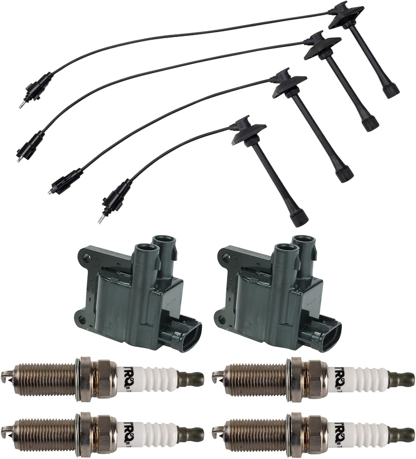 Detalle de TRQ Ignition Coil and Spark Plug Kit with Iridium Plugs