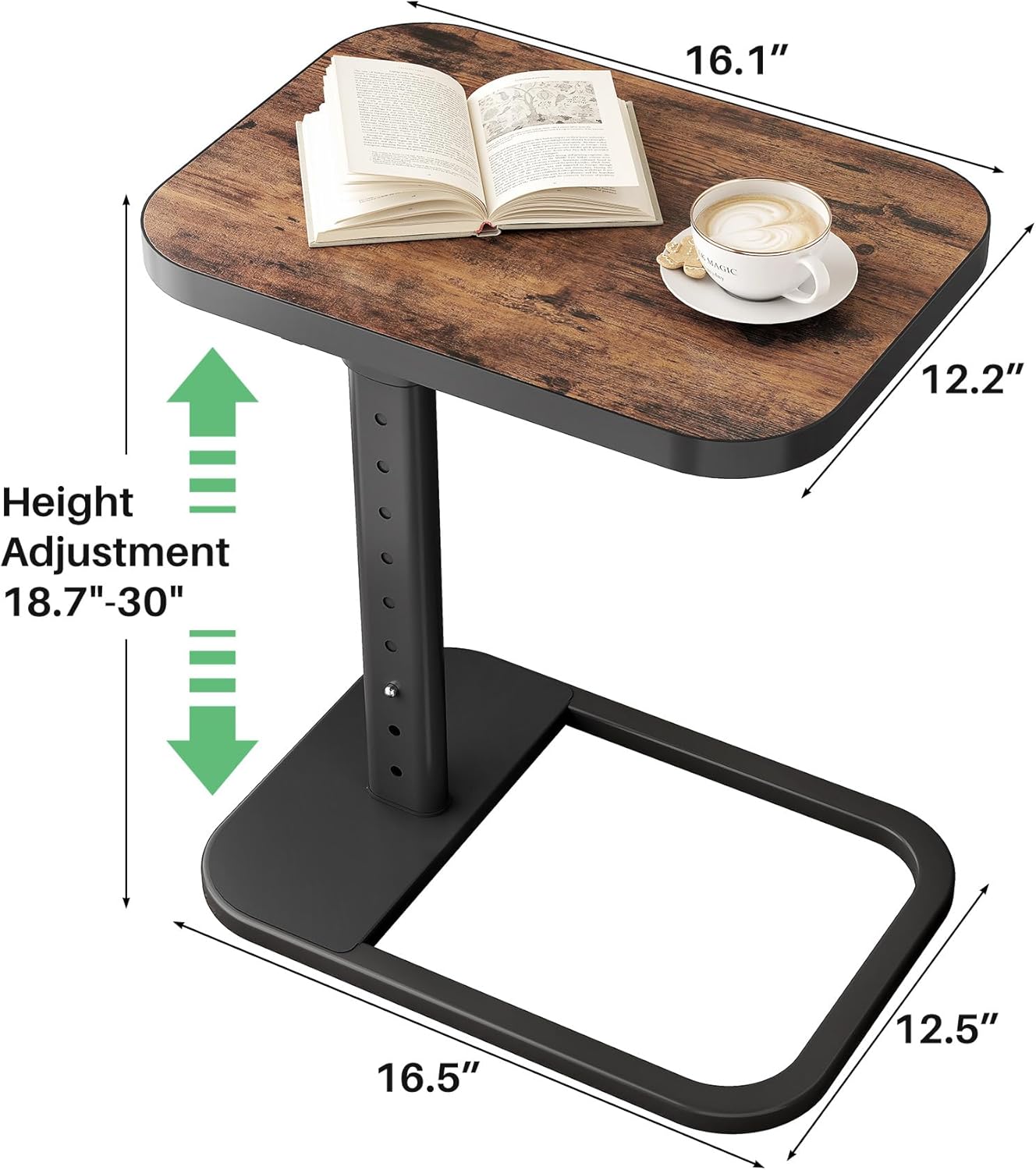 Detalle 2 de Kitstorack TV Tray Table 19-30 in