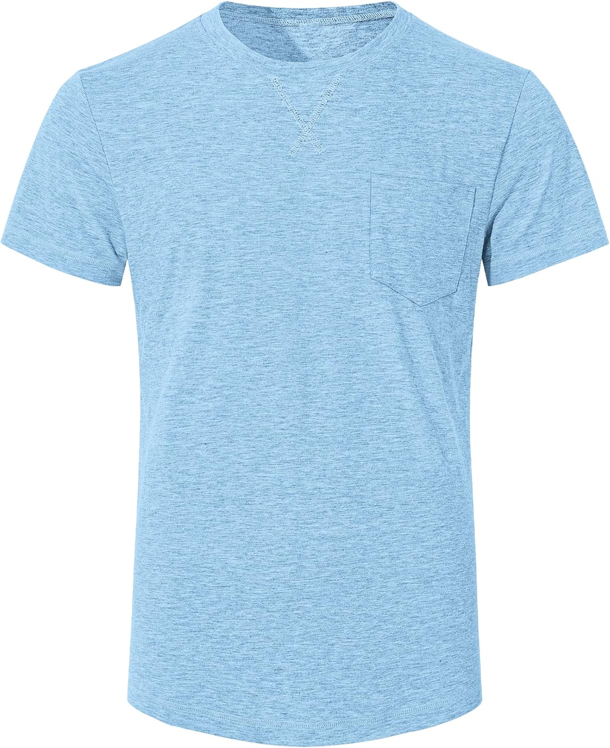 Thumbnail 2 de TARAINYA Herren T-Shirt aus Baumwolle Kurzarm Rundhals – Einfarbig, praktisch und bequem