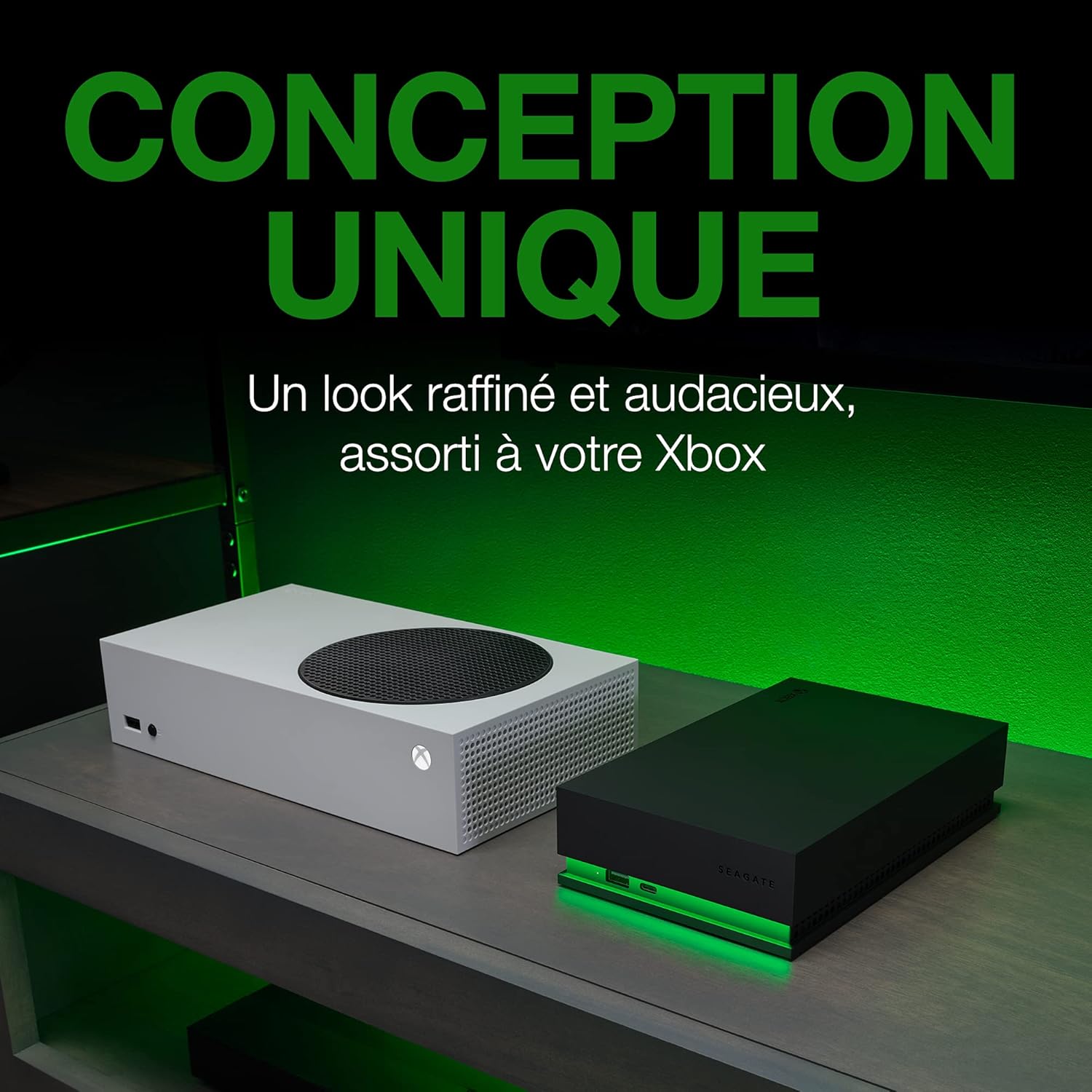 Thumbnail 5 de Seagate Game Drive Hub 8To : disque dur externe HDD USB 3.2 certifié Xbox avec ports USB-C et USB-A