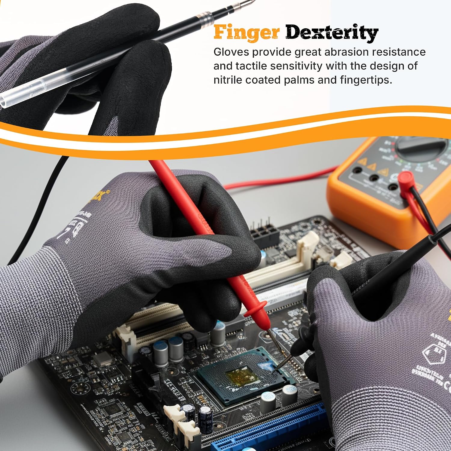 Detalle de TitanFlex Work Gloves, Large