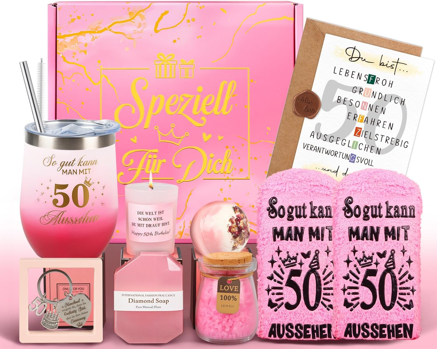 Detalle de 50. Geburtstag Frau Geschenkset