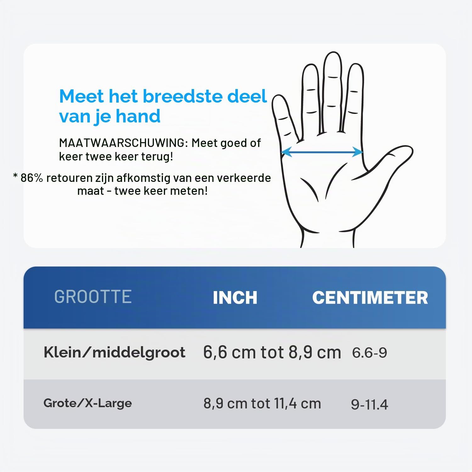 Detalle de Fitomo SKPW13 verstelbare gelpolsmanchet S/M voor warmte en kou