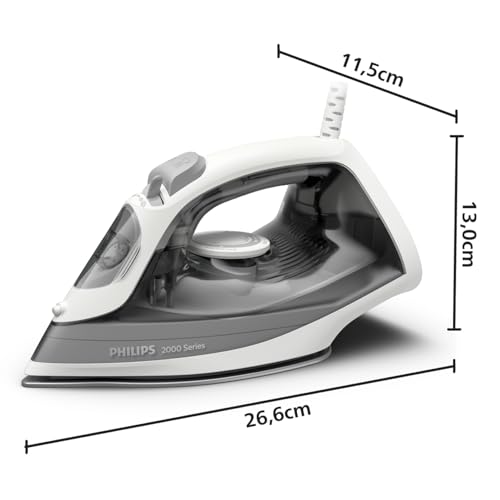 Thumbnail 6 de PHILIPS Fer à repasser 2000 W — vapeur 25 g/min, semelle céramique, réservoir 250 ml