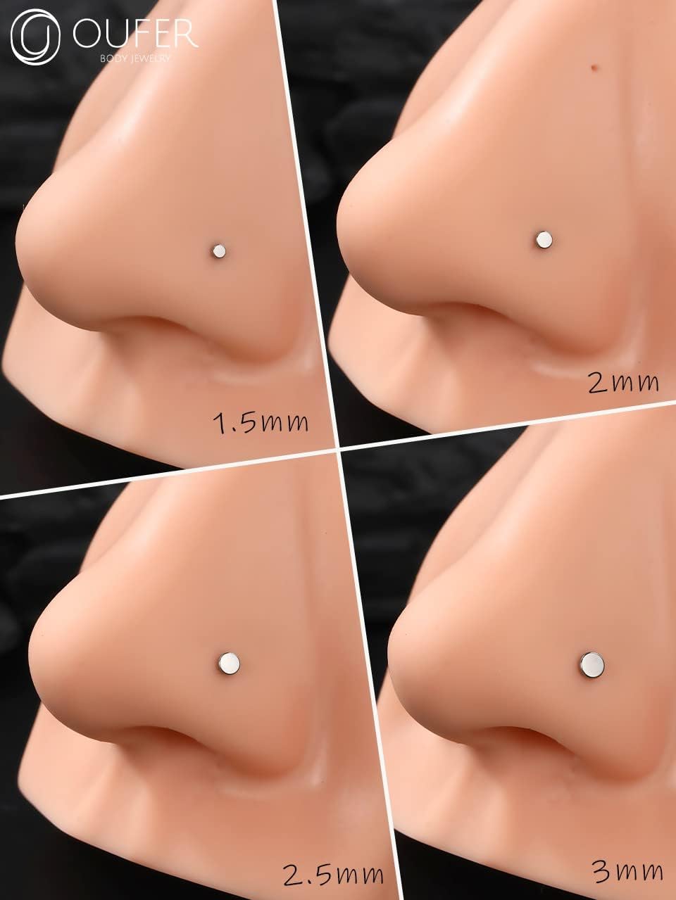Thumbnail 5 de OUFER Piercing nez Titan 20G 4pcs