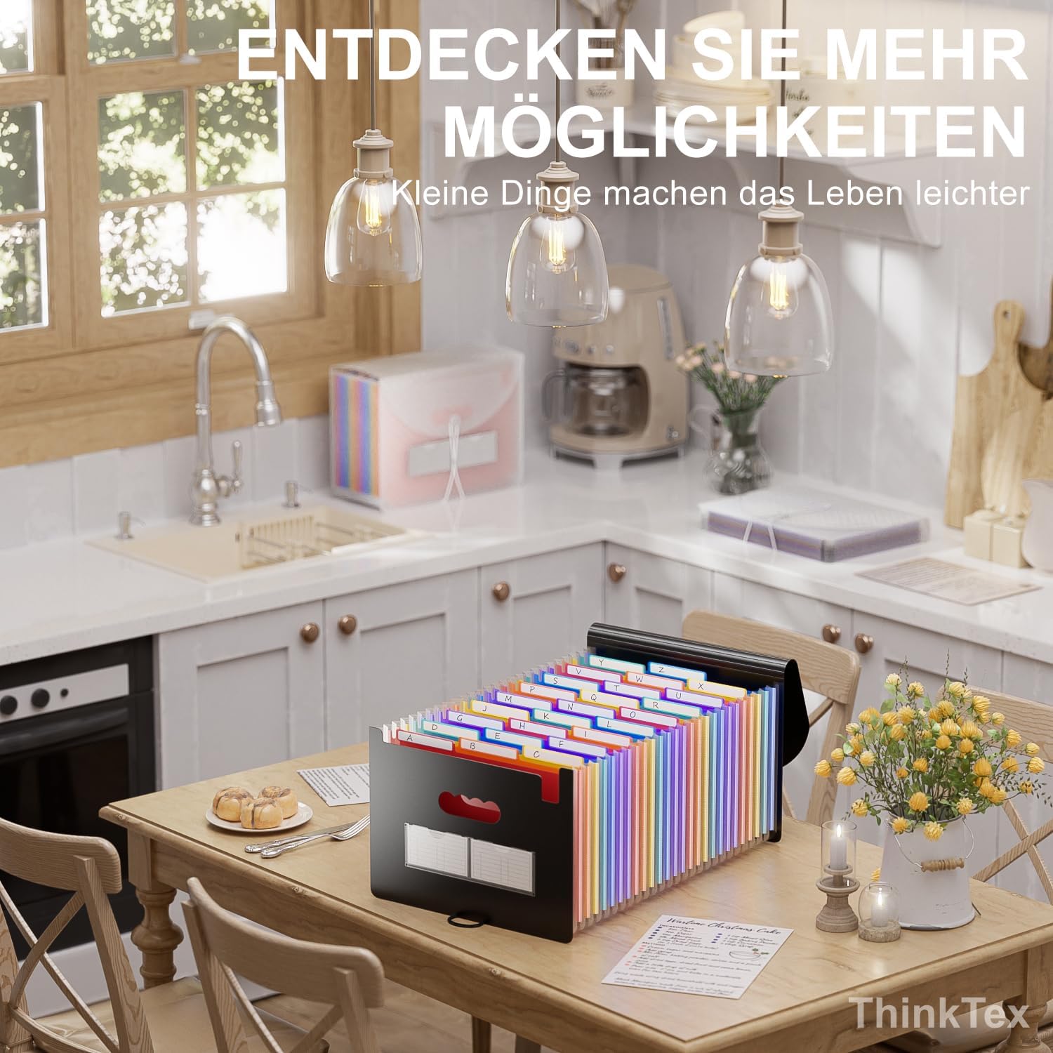 Thumbnail 5 de ThinkTex Dokumentenmappe A4 26 Fächer 🗂️